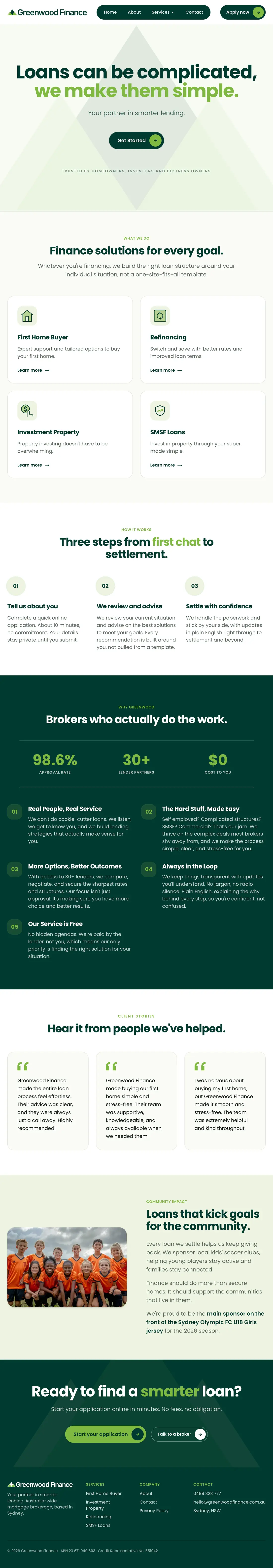Greenwood Finance - home loan brokers